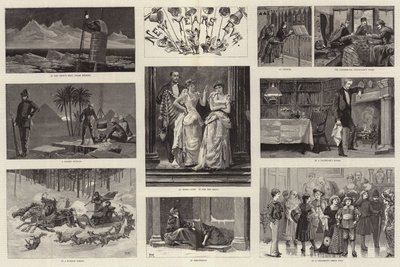 Réveillon du Nouvel An - Percy Macquoid